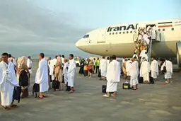 انتقال  ۱۹‌هزار‌و ۸۰۰ زائر از فرودگاه بین‌المللی مدینه به ایران
