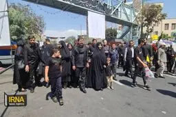 معاون رئیسی با خانواده‌اش به راهپیمایی اربعین آمد/ عکس


