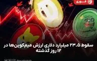 سقوط ۲۳.۵ میلیارد دلاری ارزش میم‌کوین‌ها در ۱۲ روز گذشته

