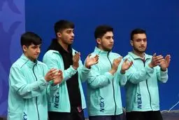 پیروزی پینگ‌پنگ جوانان ایران مقابله قزاقستان در مسابقات آسیای میانه
