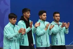 پیروزی پینگ‌پنگ جوانان ایران مقابله قزاقستان در مسابقات آسیای میانه
