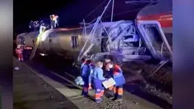 خبر فوری؛ تصادف ۲ قطار در جنوب اسپانیا / چند نفر کشته شدند؟ 