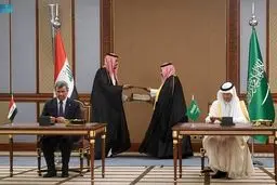 امضای توافقنامه اتصال شبکه برق عراق به عربستان سعودی