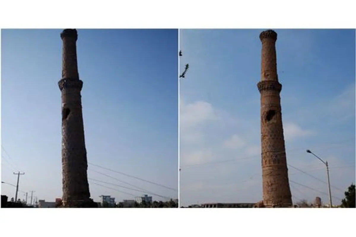رسیدگی فوری به مناره پنجم مصلی گوهرشاد در هرات