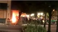 معترضان ساختمان پلیس در پورتلند را به آتش کشیدند