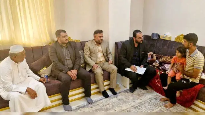  حضور دادستان قشم بر بالین کودک آسیب‌دیده در رمچاه