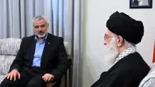اقامه نماز رهبر انقلاب اسلامی بر پیکر شهید اسماعیل هنیه 