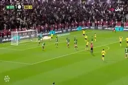 رونالدو با کمر گل زد! +ویدئو