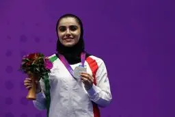 الإیرانیة "زهراء کیانی" تتقلد ذهبیة بطولة الووشو الآسیویة