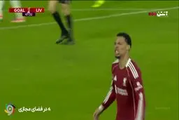  گل اول لیورپول به لیدز+ ویدئو