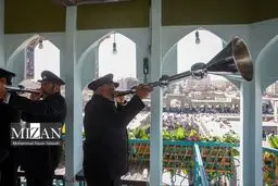گزارش تصویری از مراسم نقاره زنی در سالروز تولد امام رضا(ع)