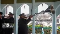 گزارش تصویری از مراسم نقاره زنی در سالروز تولد امام رضا(ع)