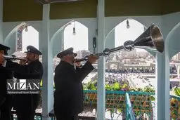 گزارش تصویری از مراسم نقاره زنی در سالروز تولد امام رضا(ع)