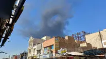  برخورد صاعقه با مخزن نفت پالایشگاه آبادان  + ویدئو