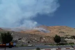 آتش‌سوزی در آبیدر کردستان مهار شد

