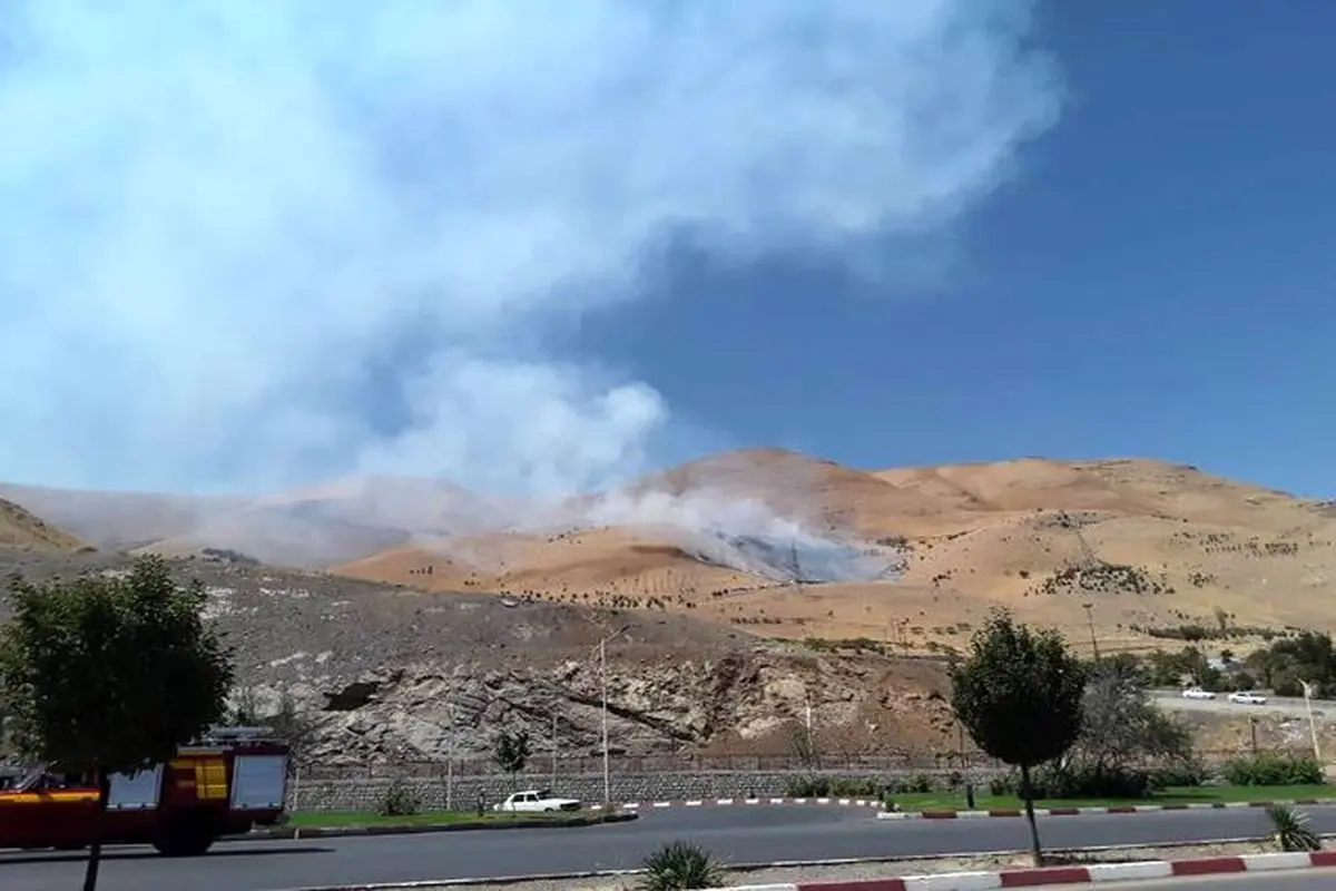 آتش‌سوزی در آبیدر کردستان مهار شد

