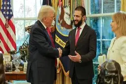 شوخی ترامپ با جولانی درباره تعداد همسرهایش
