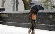 بارش ۳۰ سانتی‌متری برف در هورامان / ویدئو