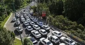 ترافیک سنگین در محورهای کندوان و هراز

