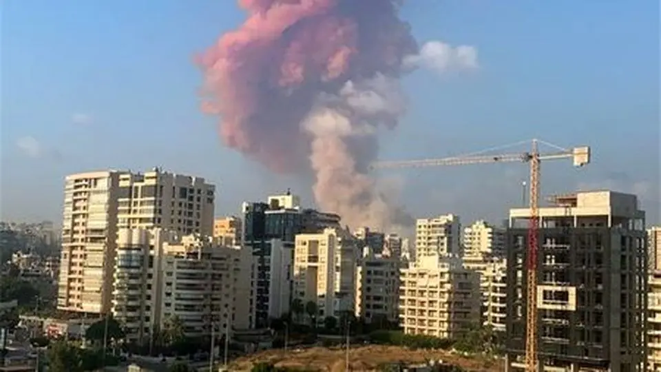 انفجار و آتشسوزی در بیروت