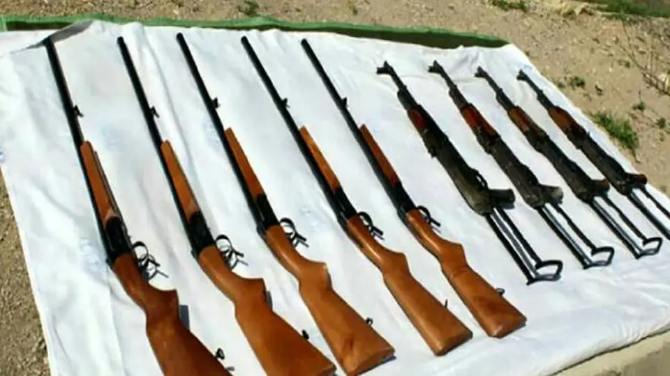 4 باند قاچاق اسلحه در خوزستان منهدم شد