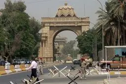 منطقه سبز بغداد بسته شد
