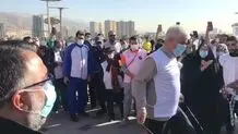 طناب‌زنی وزیر ورزش و جوانان در هفته تربیت بدنی
