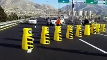 انسداد آزادراه تهران-شمال تا ۳ آبان تمدید شد