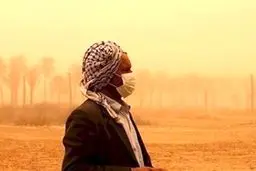 آغاز توفان شن با سرعت ۱۰۴ کیلومتر بر ساعت در سیستان