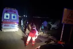 تصادف در محور گرمسار به تهران با 3 فوتی و 2 مصدوم