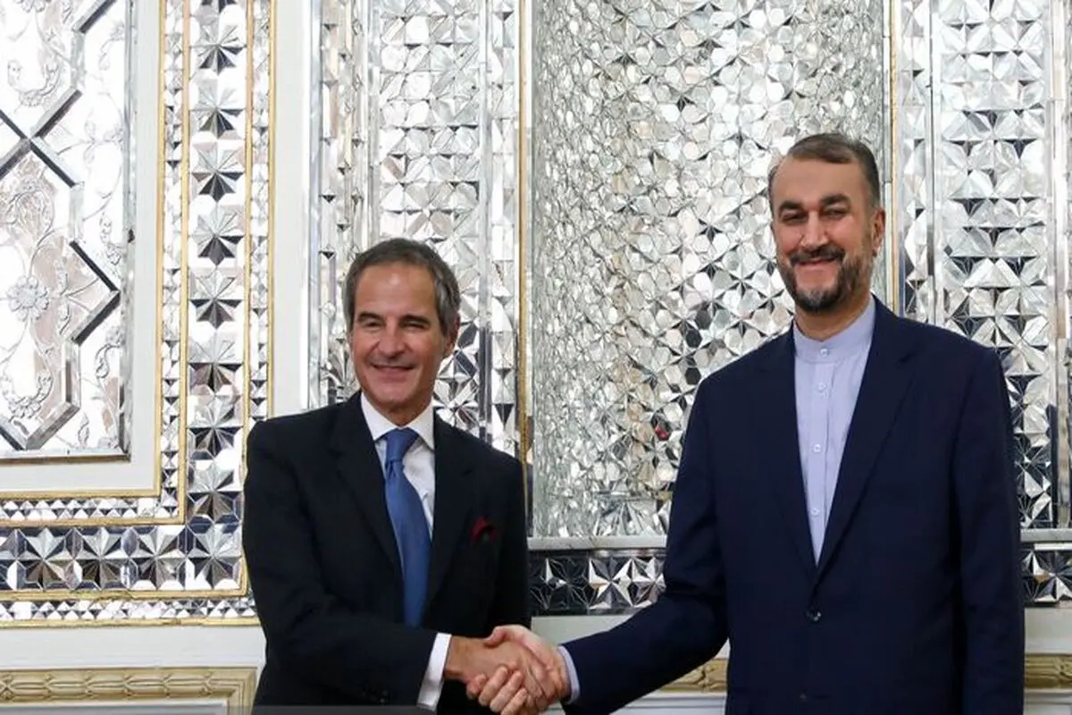نخستین دیدار گروسی با امیرعبداللهیان در تهران