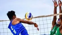 والیبال ساحلی ایران قهرمان تور آزاد آسیا شد