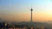 وضعیت هوای تهران به حالت قرمز در آمد