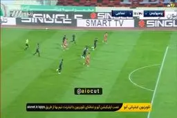 گل پرسپولیس به نساجی مازندران که آفساید اعلام شد