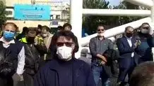 تجمع معلمان و فرهنگیان کشور مقابل مجلس