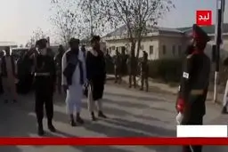 رونمایی از گارد تشریفات طالبان در مزارشریف