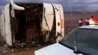 واژگونی اتوبوس در محور اِیوانکی به گرمسار با 3 کشته و 23 زخمی