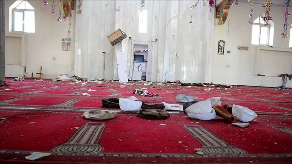 انفجار بمب در مسجدی در افغانستان با 15 مصدوم