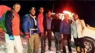 نجات کوهنوردان گرفتار در کوه‌های دامغان