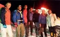 نجات کوهنوردان گرفتار در کوه‌های دامغان