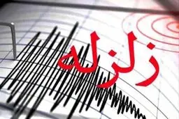سقوط یک تیر برق بر روی یک عابر پس از وقوع زلزله