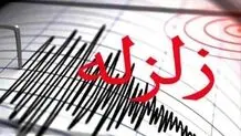 سقوط یک تیر برق بر روی یک عابر پس از وقوع زلزله
