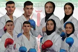 ۴ طلا، یک نقره و ۳ برنز برای ایران در کاراته قهرمانی آسیا