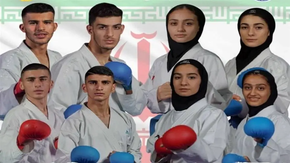 ۴ طلا، یک نقره و ۳ برنز برای ایران در کاراته قهرمانی آسیا