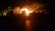 حمله هوایی اسراییل به بندر لاذقیه سوریه