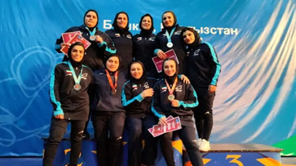 مدال طلا برای دختران کشتی‌گیر ایران برای اولین بار