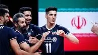 والیبال ایران در صدر آسیا و دهم جهان