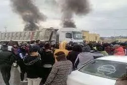 تظاهرات کارکنان شرکت کاله در کربلا