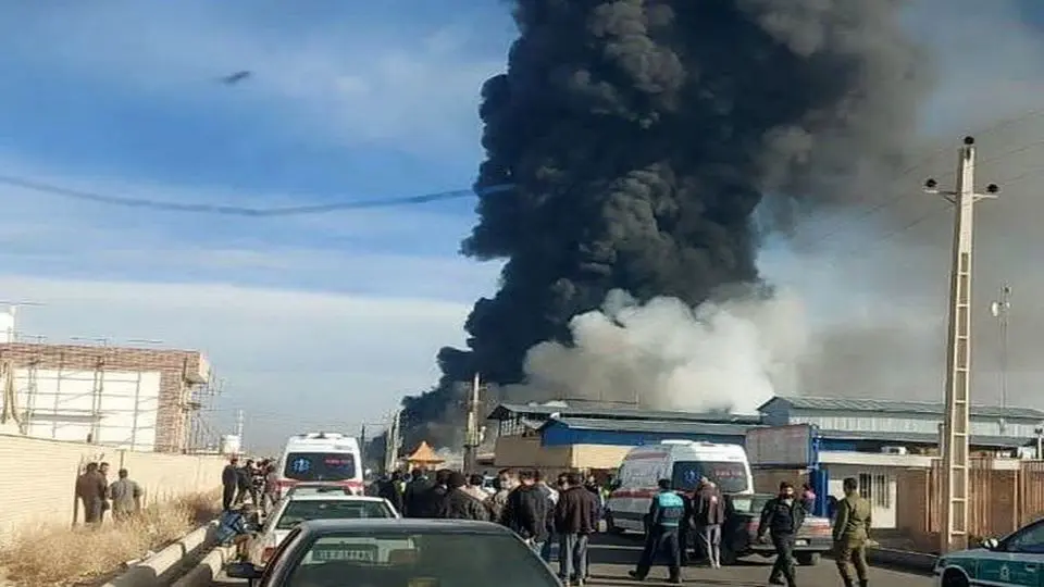 انفجار در شهرک صنعتی اشتهارد
