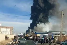 انفجار در شهرک صنعتی اشتهارد
